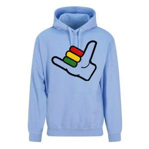 Reggae Music Surfer Rastafari Rasta Jamaica Gift Unisex Surf Hoodie