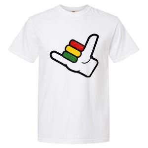 Reggae Music Surfer Rastafari Rasta Jamaica Gift Garment-Dyed Heavyweight T-Shirt