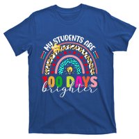 Rainbow My Students Are 100 Days Brighter Teacher Cute Gift T-Shirt