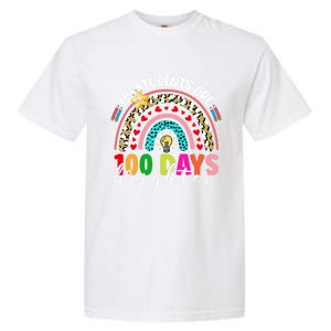 Rainbow My Students Are 100 Days Brighter Teacher Cute Gift Garment-Dyed Heavyweight T-Shirt