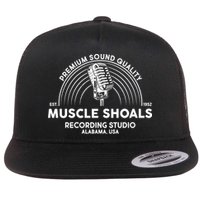 Retro Muscle Shoals Recording Studio Alabama USA Logo Flatbill Hat