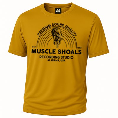 Retro Muscle Shoals Recording Studio Alabama USA Logo Performance Shirt