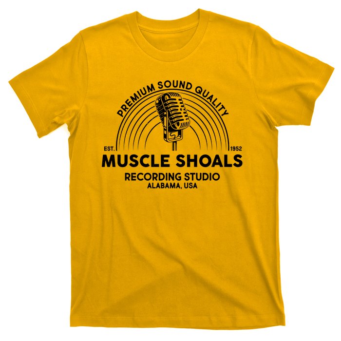 Retro Muscle Shoals Recording Studio Alabama USA Logo T-Shirt