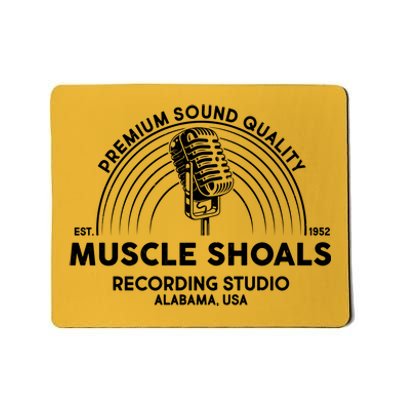 Retro Muscle Shoals Recording Studio Alabama USA Logo Mousepad