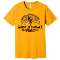 Retro Muscle Shoals Recording Studio Alabama USA Logo Premium T-Shirt