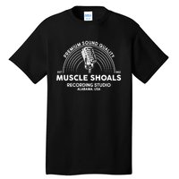 Retro Muscle Shoals Recording Studio Alabama Usa Logo Tall T-Shirt