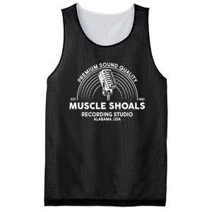 Retro Muscle Shoals Recording Studio Alabama Usa Logo Mesh Reversible Basketball Jersey Tank