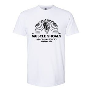 Retro Muscle Shoals Recording Studio Alabama Usa Logo Softstyle CVC T-Shirt