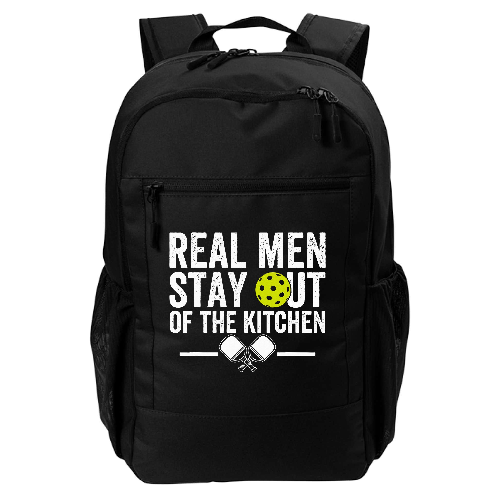 Real M.E.N Stay Out Of The Kitchen Pickleball Backpack