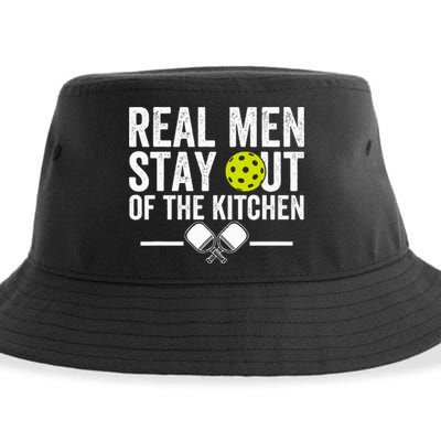 Real M.E.N Stay Out Of The Kitchen Pickleball Sustainable Bucket Hat