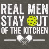 Real M.E.N Stay Out Of The Kitchen Pickleball Cotton Canvas Backpack