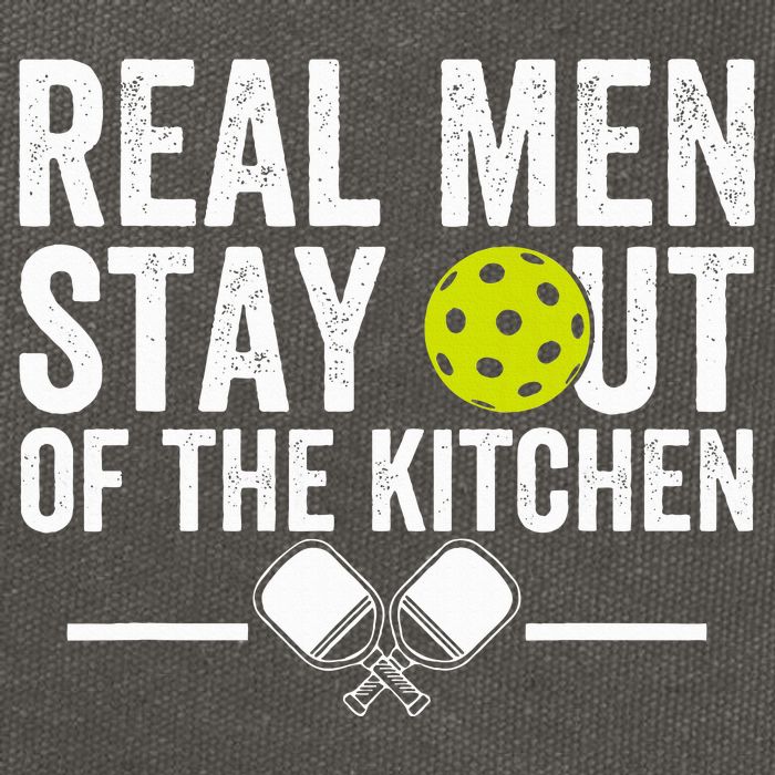 Real M.E.N Stay Out Of The Kitchen Pickleball Cotton Canvas Backpack
