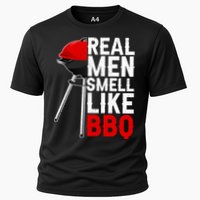 Real Men Smell Like BBQ Cooling Performance Crew T-Shirt