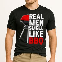 Real Men Smell Like BBQ Cooling Performance Crew T-Shirt