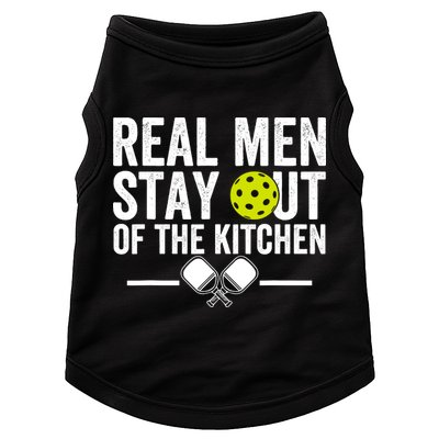 Real Man Stay Out Of The Kitchen Funny Pickleball Vintage Doggie Tank