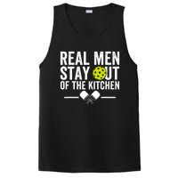 Real Man Stay Out Of The Kitchen Funny Pickleball Vintage PosiCharge Competitor Tank