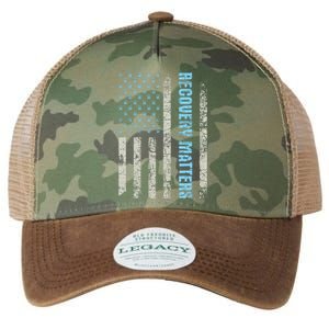 Recovery Matters Sobriety Anniversary Sober Aa Na Legacy Tie Dye Trucker Hat