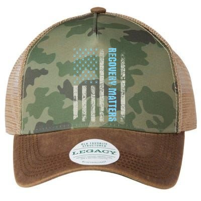 Recovery Matters Sobriety Anniversary Sober Aa Na Legacy Tie Dye Trucker Hat