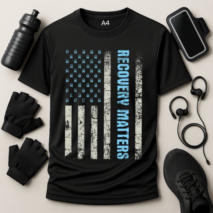 Recovery Matters Sobriety Anniversary Sober Aa Na Performance Shirt