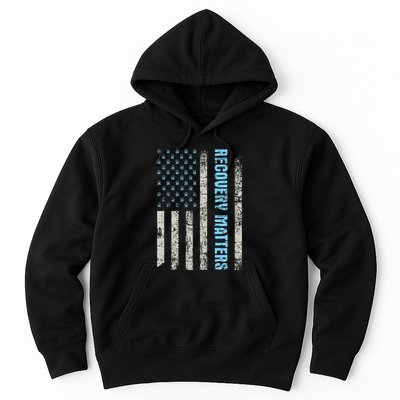 Recovery Matters Sobriety Anniversary Sober Aa Na Hoodie