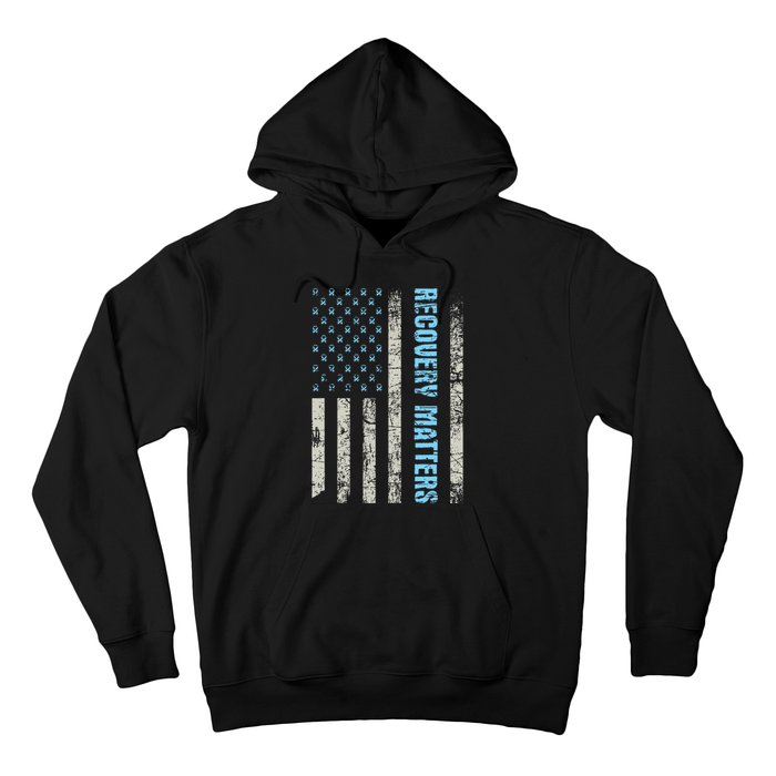 Recovery Matters Sobriety Anniversary Sober Aa Na Hoodie