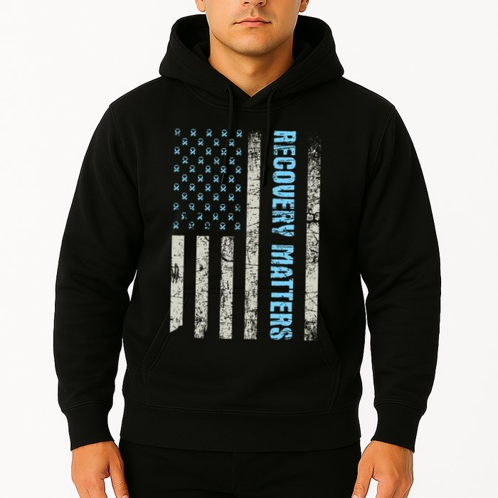 Recovery Matters Sobriety Anniversary Sober Aa Na Hoodie