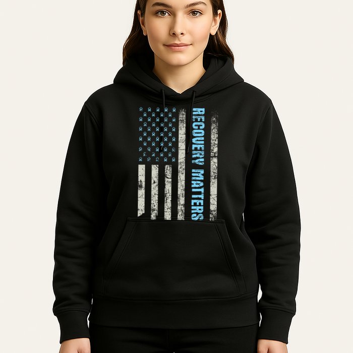 Recovery Matters Sobriety Anniversary Sober Aa Na Hoodie