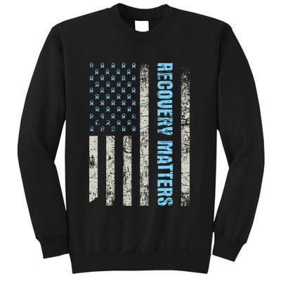 Recovery Matters Sobriety Anniversary Sober Aa Na Sweatshirt