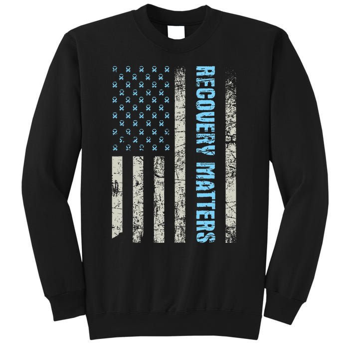 Recovery Matters Sobriety Anniversary Sober Aa Na Sweatshirt