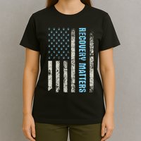 Recovery Matters Sobriety Anniversary Sober Aa Na T-Shirt