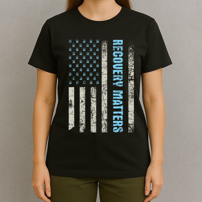 Recovery Matters Sobriety Anniversary Sober Aa Na T-Shirt