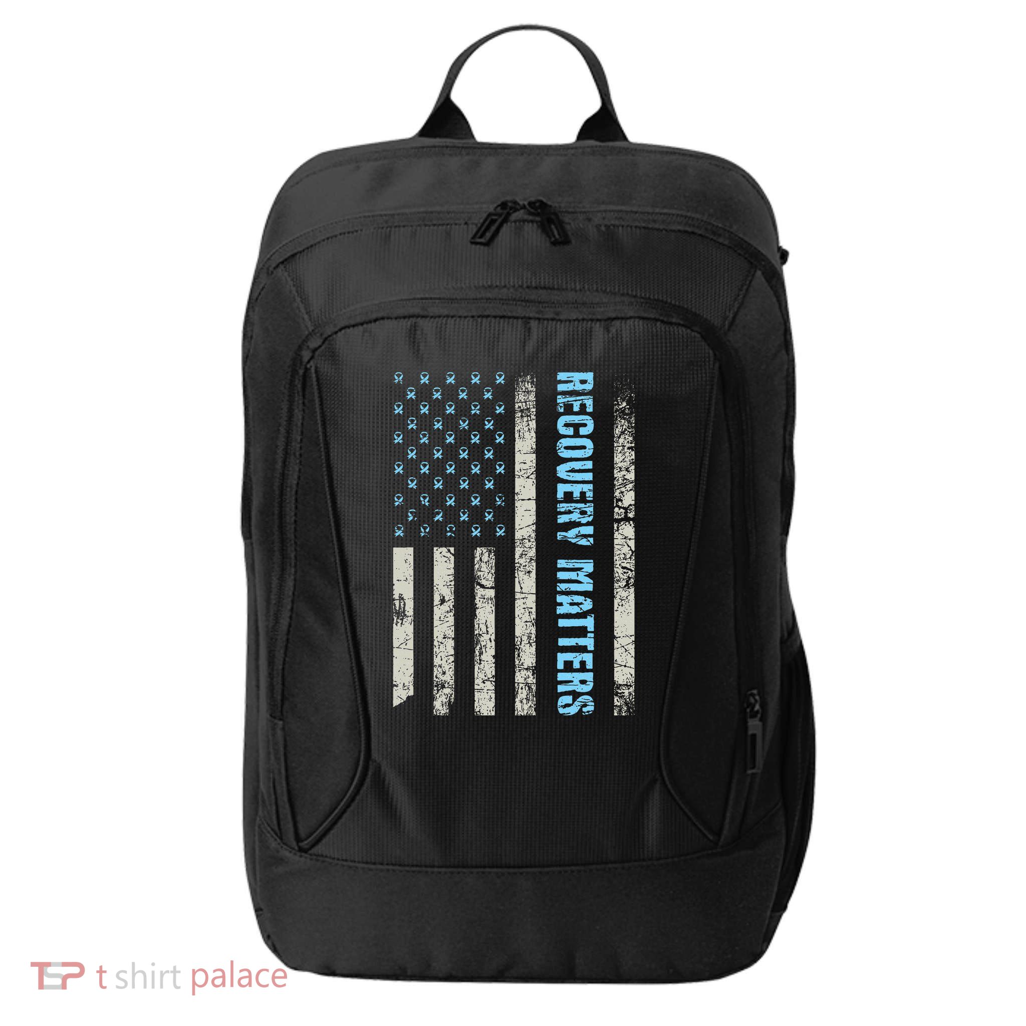 Recovery Matters Sobriety Anniversary Sober Aa Na City Backpack