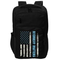 Recovery Matters Sobriety Anniversary Sober Aa Na Impact Tech Backpack