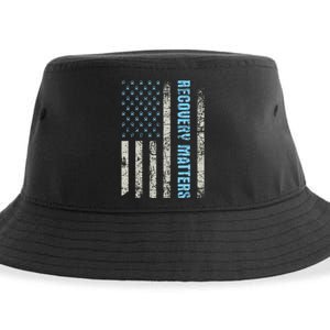 Recovery Matters Sobriety Anniversary Sober Aa Na Sustainable Bucket Hat