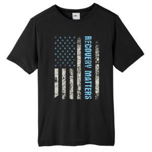 Recovery Matters Sobriety Anniversary Sober Aa Na Tall Fusion ChromaSoft Performance T-Shirt