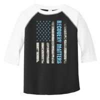 Recovery Matters Sobriety Anniversary Sober Aa Na Toddler Fine Jersey T-Shirt