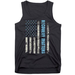 Recovery Matters Sobriety Anniversary Sober Aa Na Tank Top