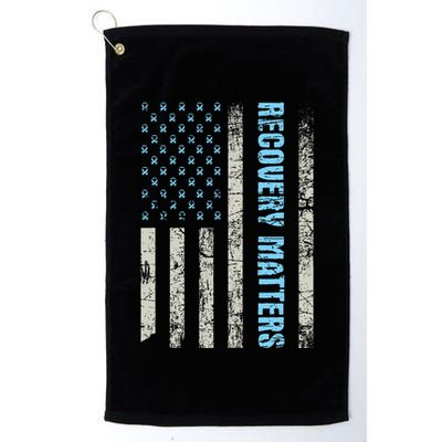 Recovery Matters Sobriety Anniversary Sober Aa Na Golf Towel