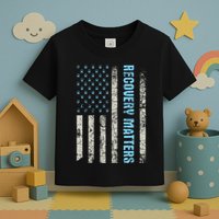 Recovery Matters Sobriety Anniversary Sober Aa Na Toddler T-Shirt