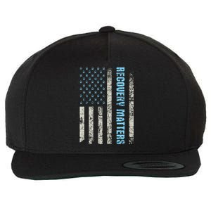 Recovery Matters Sobriety Anniversary Sober Aa Na Wool Snapback Cap