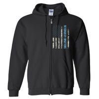 Recovery Matters Sobriety Anniversary Sober Aa Na Full Zip Hoodie