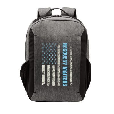 Recovery Matters Sobriety Anniversary Sober Aa Na Vector Backpack