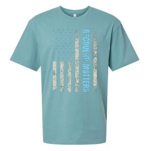 Recovery Matters Sobriety Anniversary Sober Aa Na Sueded Cloud Jersey T-Shirt