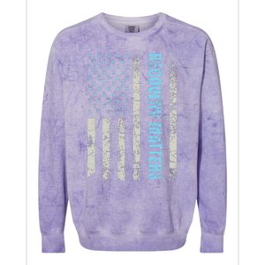 Recovery Matters Sobriety Anniversary Sober AA NA (1) Colorblast Crewneck Sweatshirt