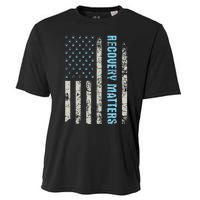 Recovery Matters Sobriety Anniversary Sober AA NA (1) Cooling Performance Crew T-Shirt