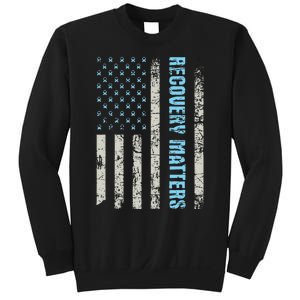 Recovery Matters Sobriety Anniversary Sober AA NA (1) Sweatshirt