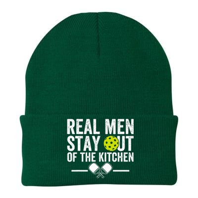 Real M.E.N Stay Out Of The Kitchen Pickleball Knit Cap Winter Beanie