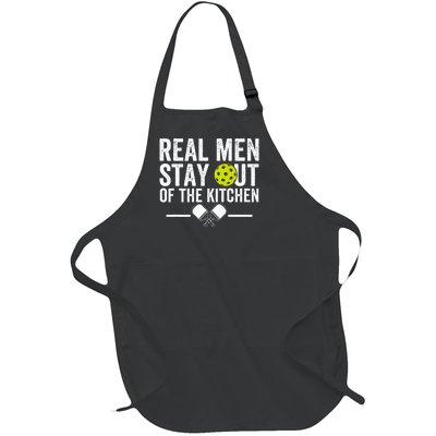 Real M.E.N Stay Out Of The Kitchen Pickleball Full-Length Apron With Pockets