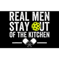 Real M.E.N Stay Out Of The Kitchen Pickleball Bumper Sticker