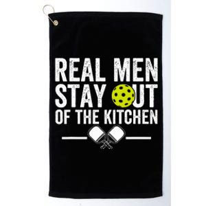 Real M.E.N Stay Out Of The Kitchen Pickleball Platinum Collection Golf Towel